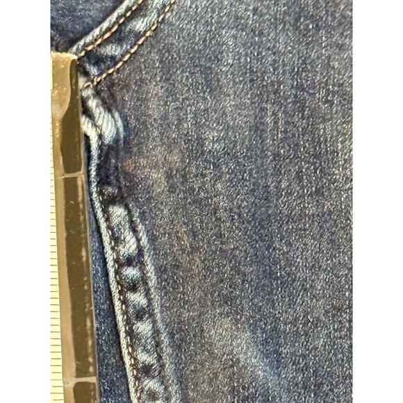 Silver Jeans Co Slim Boyfriend Raw Hem Jeans Medium Dark Wash W26 (2/4) - Picture 9 of 10